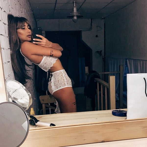 Ella Lingerie Set - White